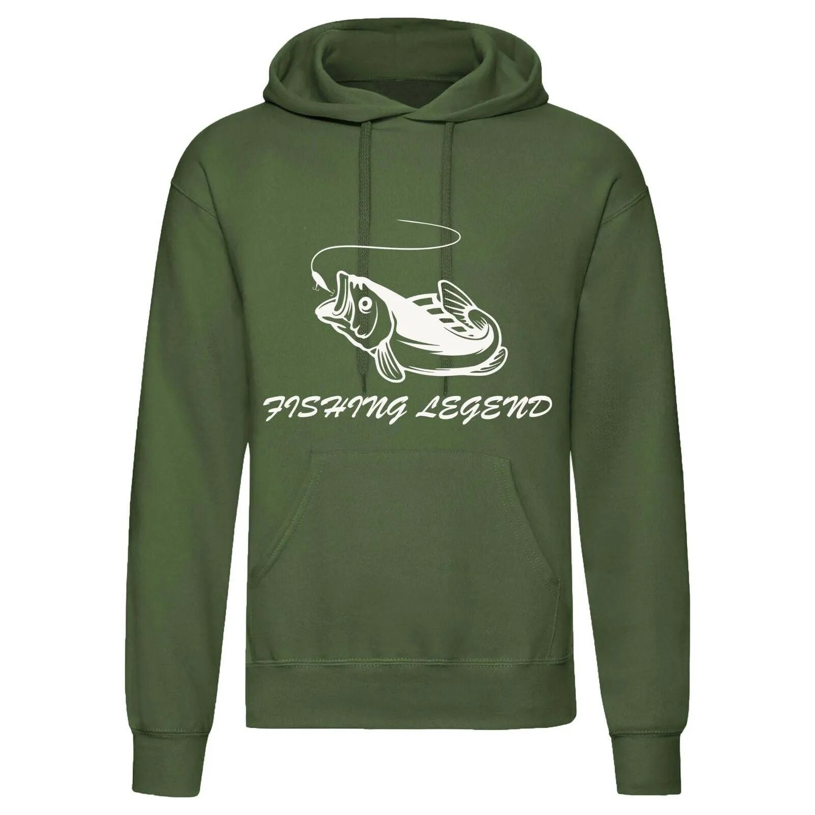 Adults 'Carp Fishing Legend' Angling Hooded Top