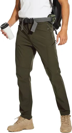 Arunlluta Hiking Pants for Men, Hiking Travel Pants Water-Resistant Mens Work Pants Stretch Quick Dry Lightweight
