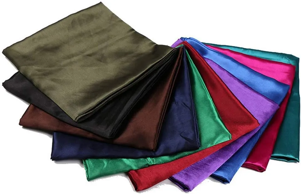ASUITOFK 35" Womens Large Satin Square Scarf Silk Feeling Hair Wrapping Gift Headscarf Scarves