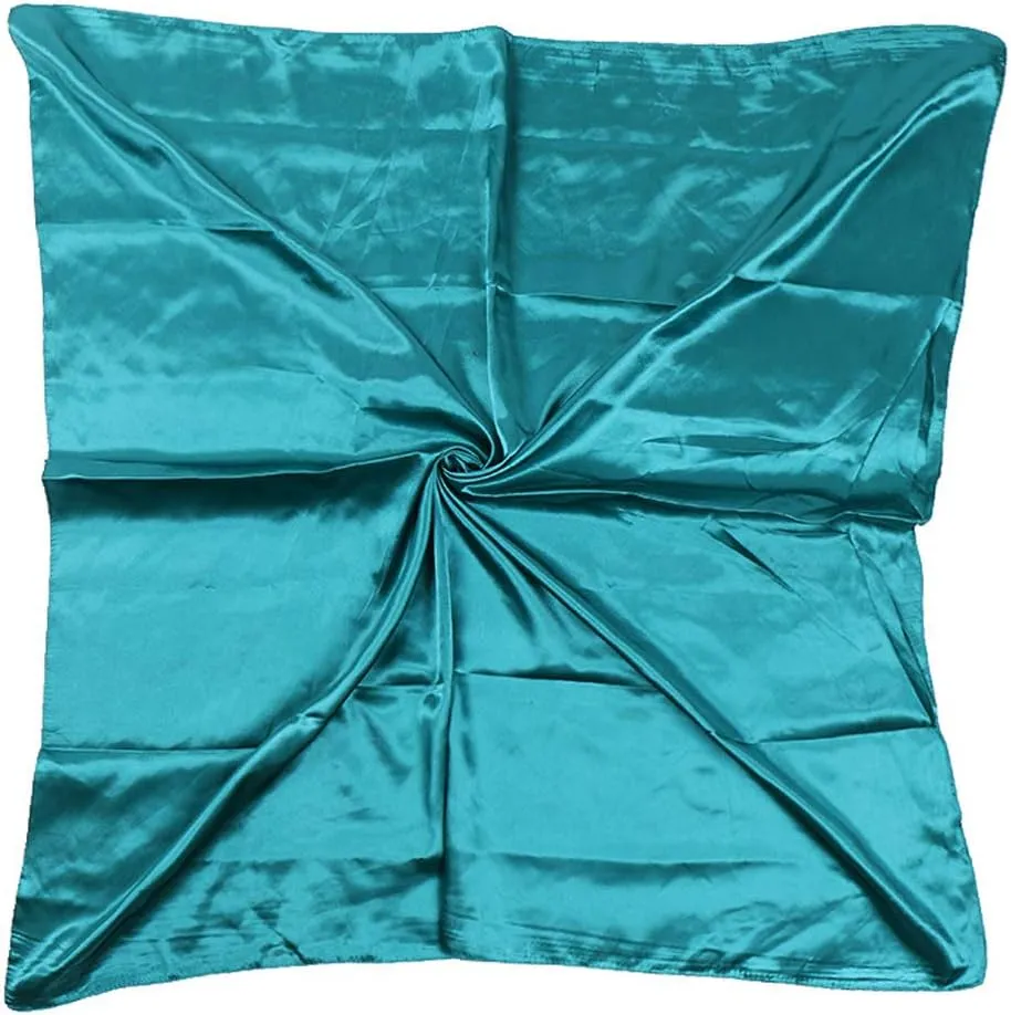 ASUITOFK 35" Womens Large Satin Square Scarf Silk Feeling Hair Wrapping Gift Headscarf Scarves