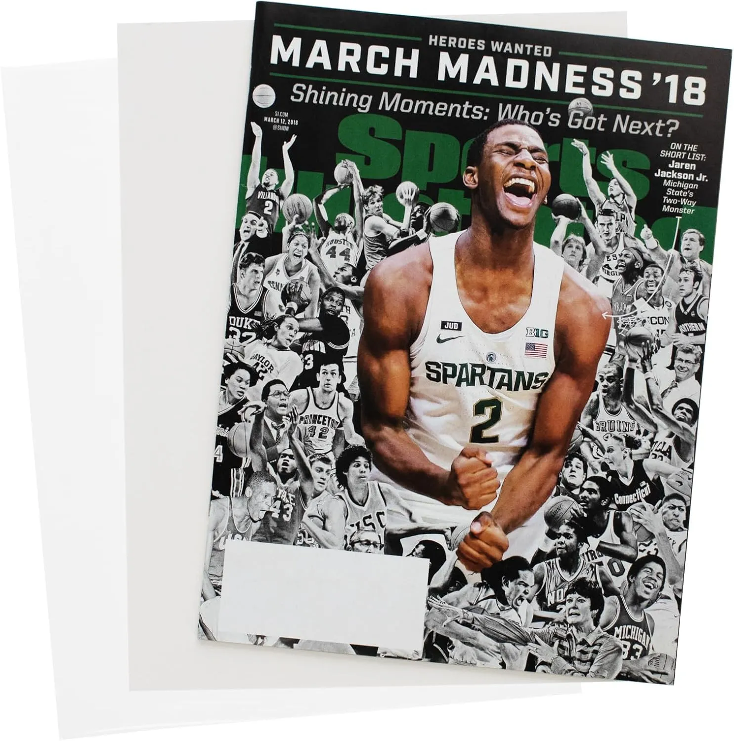 BCW Magazine Premade Non-Resealable Bags and Boards | Standard Size 8 " x 11" | Pre-Loaded Boards in Magazine Sleeve Protectors | Ideal for Packaging and Protecting Magazines (25, Non-Resealable)