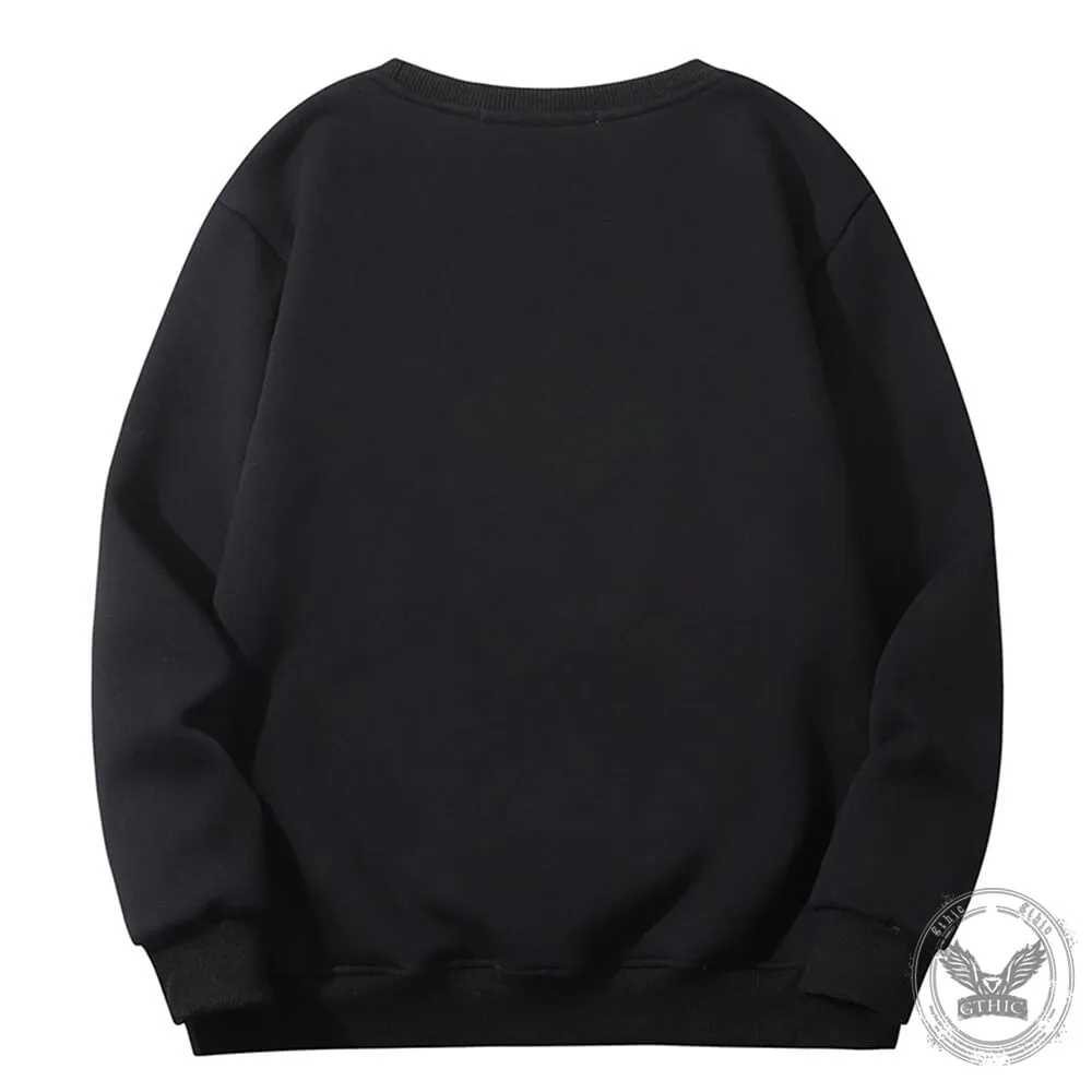 Be Kind Heart Flower Fleece Crew Collar Sweatshirt