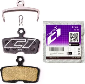 Bike Disc Brake Pads Compatible with SRAM 4-Piston Caliper: Code R RSC (2012 ) Guide RE AVID-Ultimate Braking Power for Mountain Bikes/eMTB 73 Series Semi-Metallic/Ceramic
