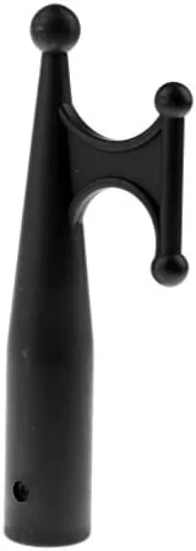 Black Nylon 1" Mooring Boat Hook Head Replacement Top for Marine Yacht Fishing Kayak Raft Sailing Boating
