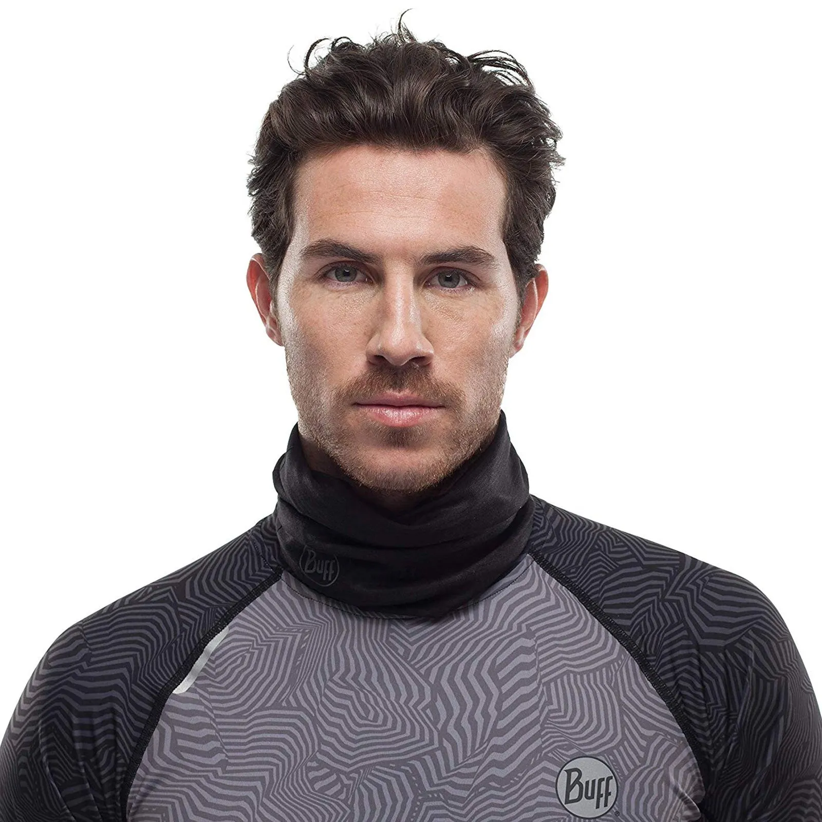 Buff Unisex Coolnet UV  Bandana Neck Gaiter - Black - OS