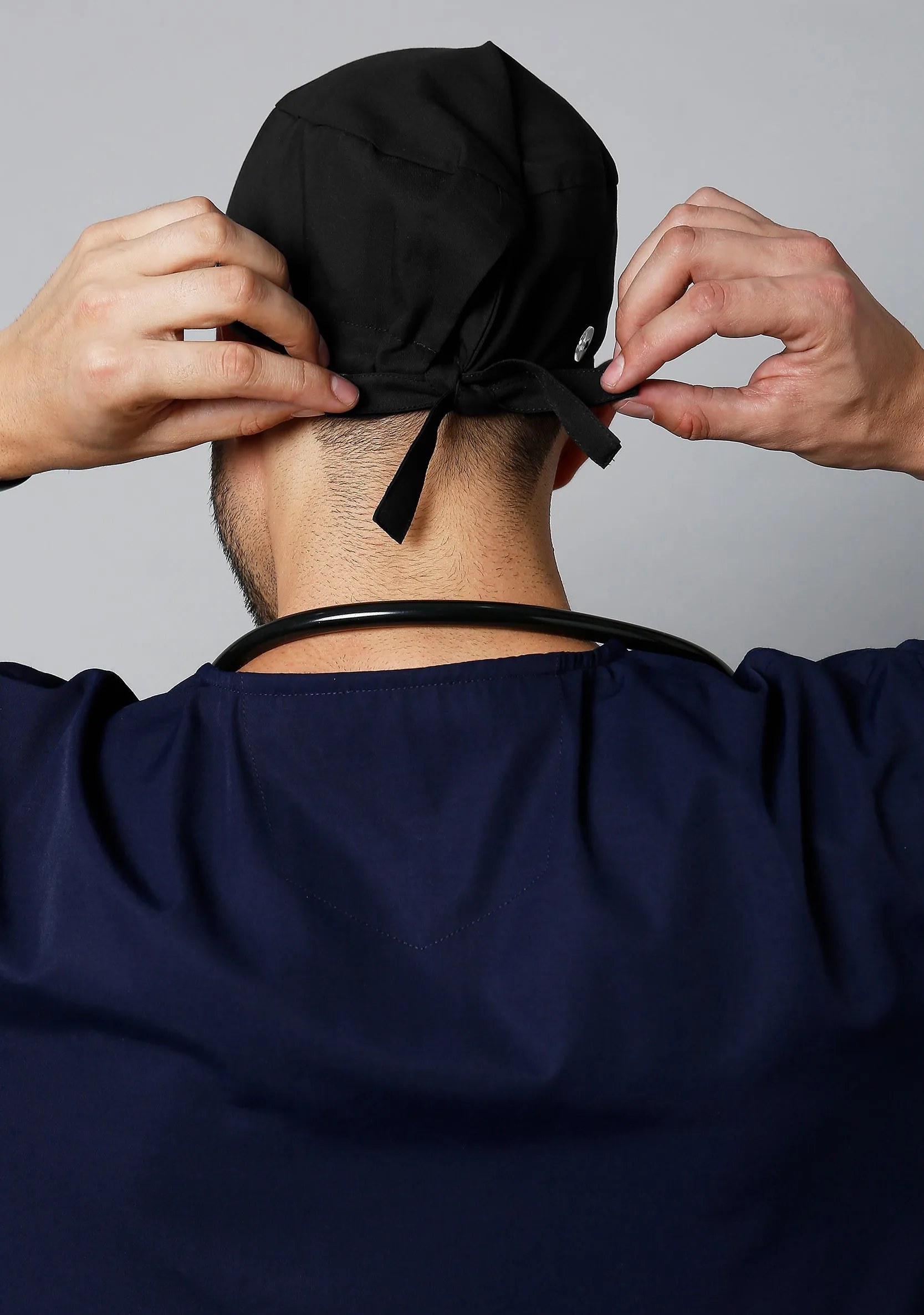Classic Unisex (Black) Scrub Cap