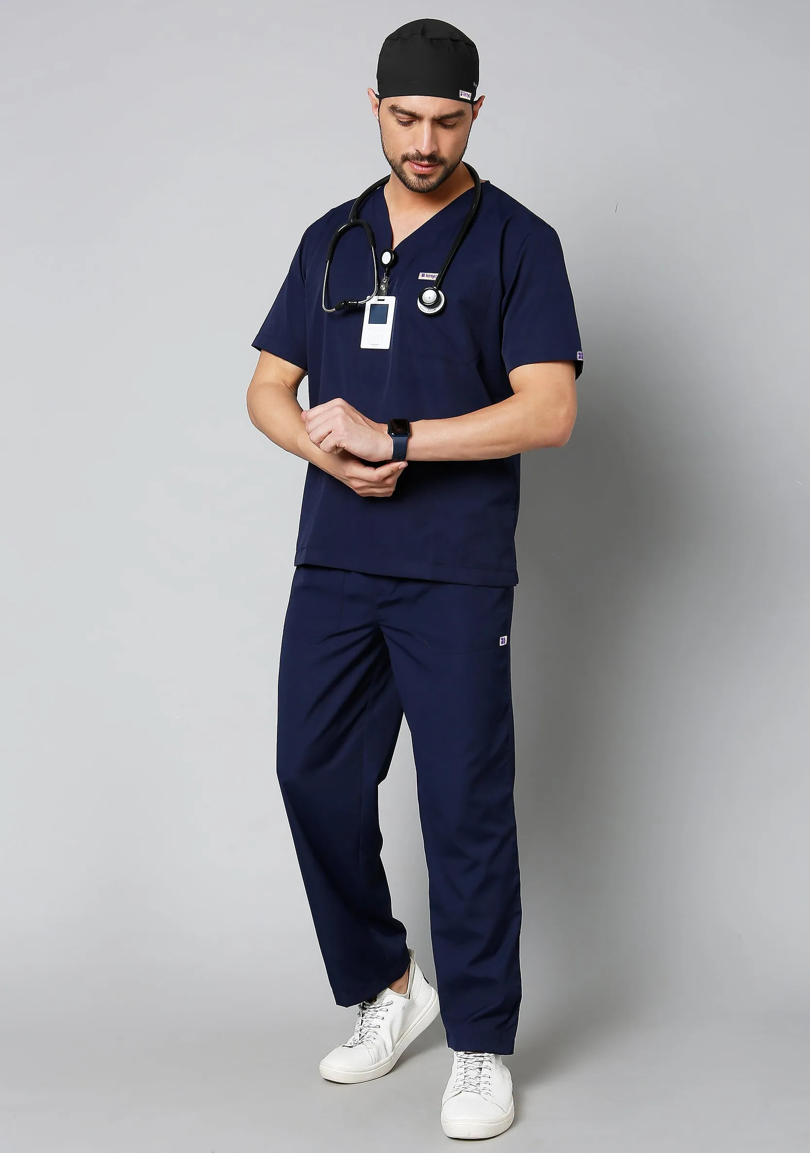 Classic Unisex (Black) Scrub Cap