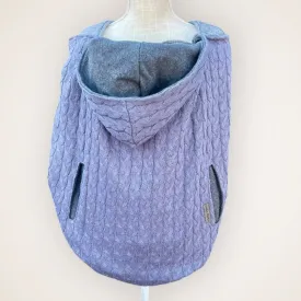 Denim Cable Knitted - Sweater Knit Carrier Cover