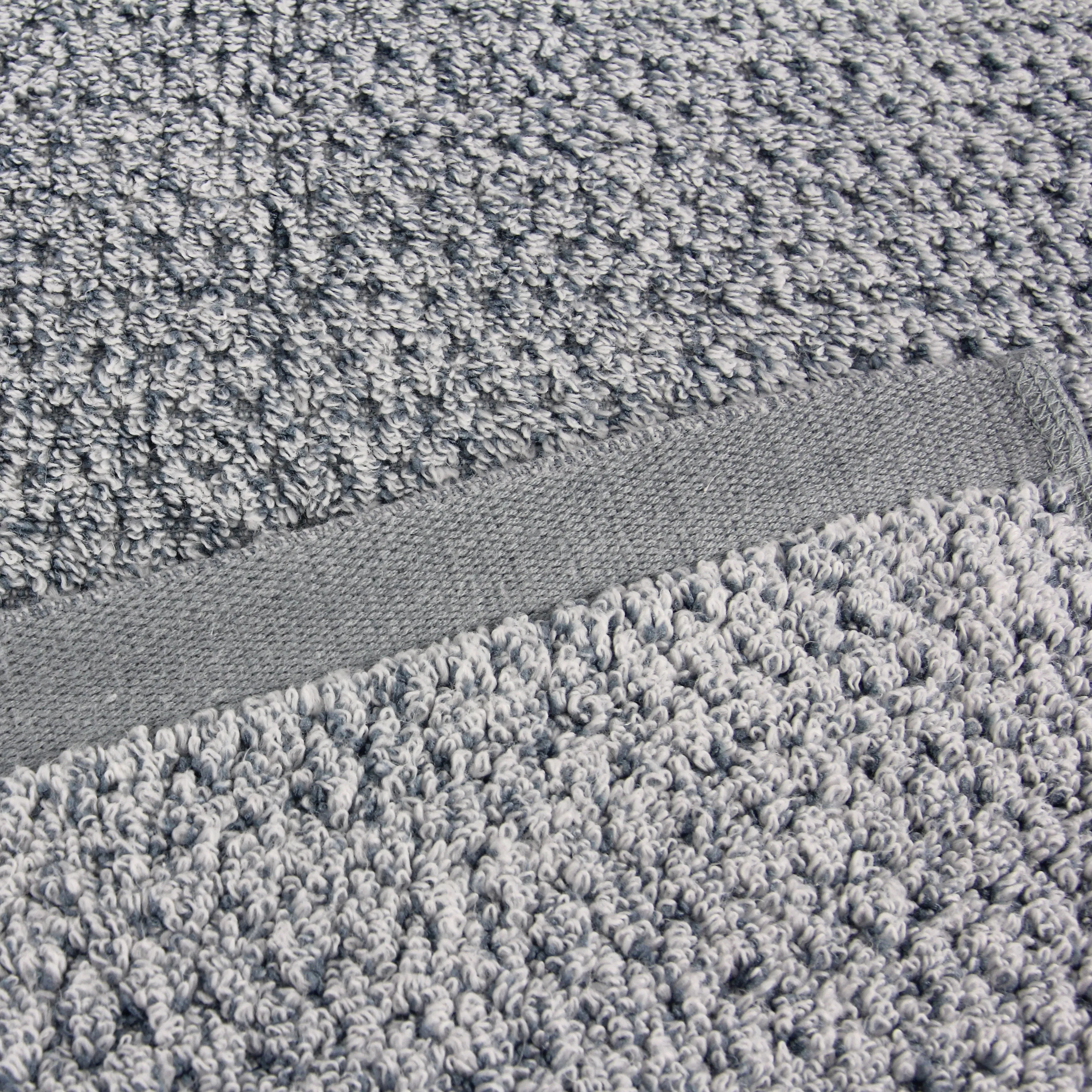 Diamond Jacquard Towels, Bath Towel - 1 Piece, Dusk (Grey Blue)
