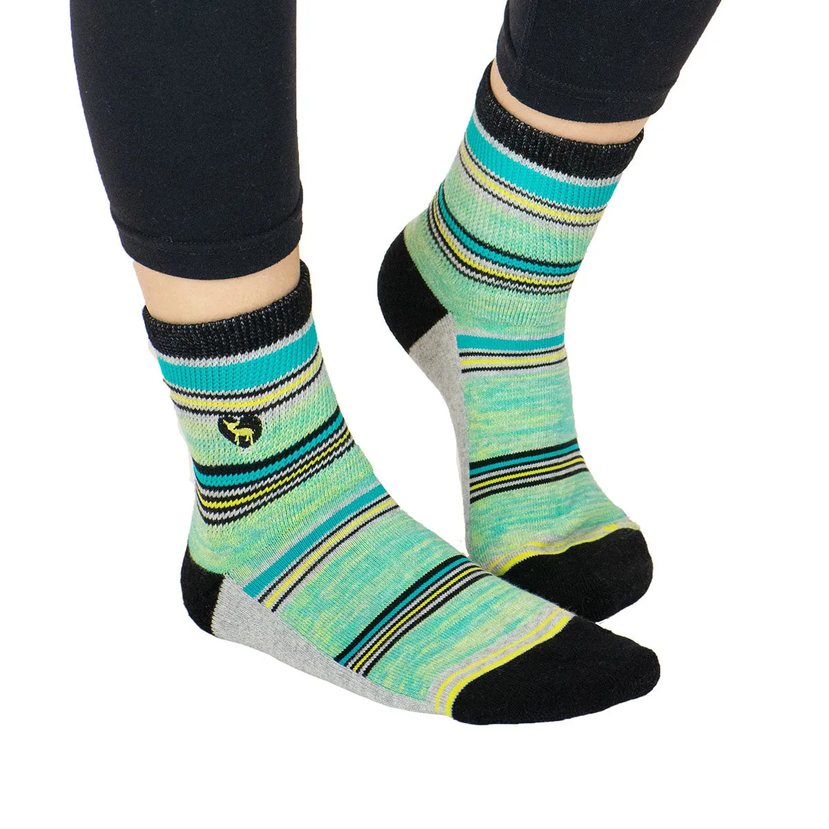Dr. Segal's x PUDUS Cushioned Socks | Comfy Quarter Crew | Newport Grey