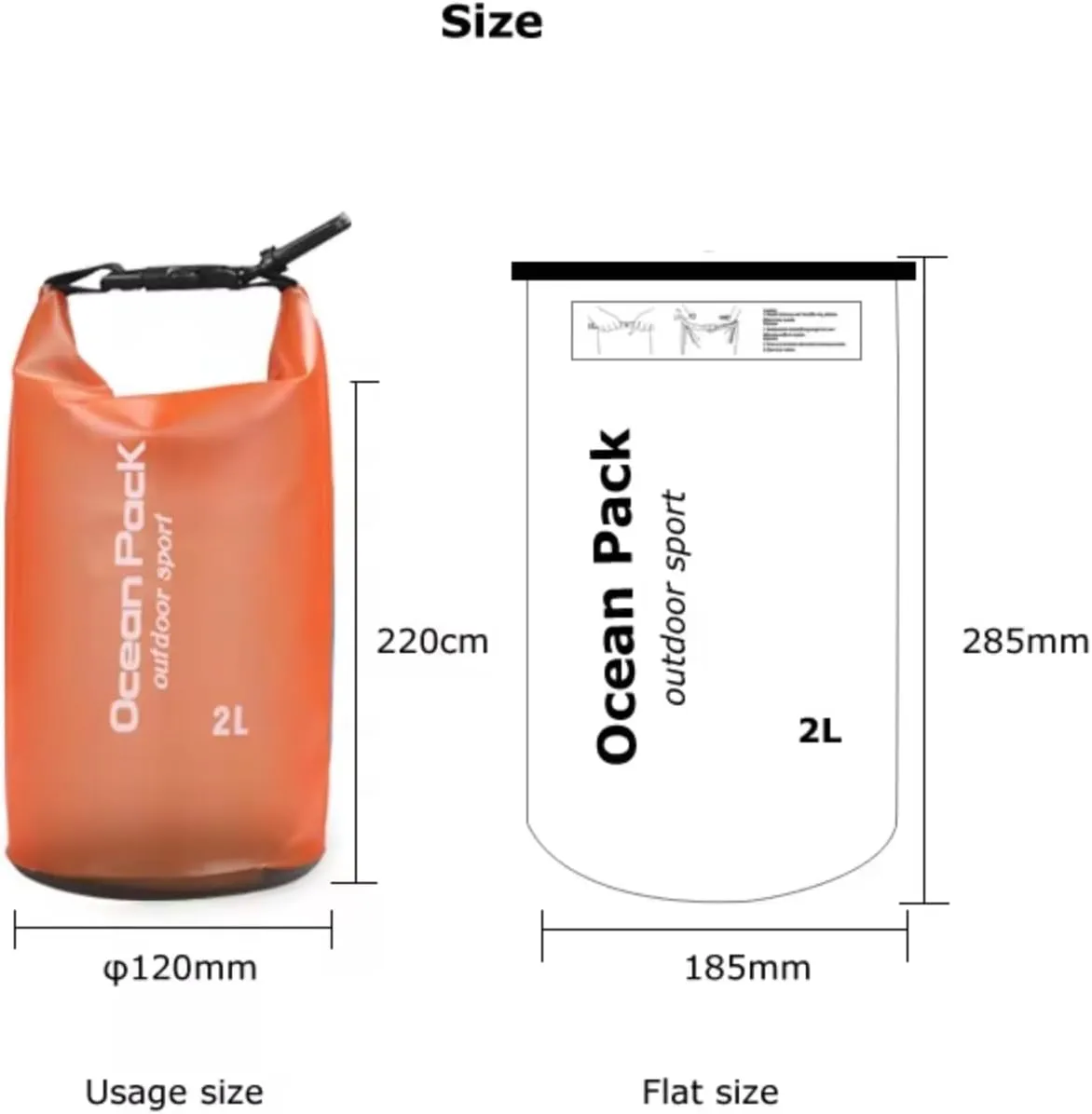 Dry Bag Waterproof for Women Men Roll Top Waterproof Backpack Sack Keeps Gear Dry for Kayaking Rafting Boating Swimming Camping Hiking Beach Fishing (Yellow)