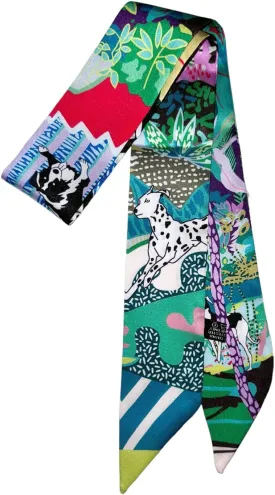 Fashion Handbag Handle Ribbon Scarves Neck Scarves Skinny Ribbon Twill Bandana Scarf Bag scarf for women Olivia NY