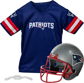 Franklin Sports NFL Kids Helmet   Jersey Sets - Youth NFL Team Uniform Sets - Costume Set - Helmet, Jersey   Chinstrap-Medium