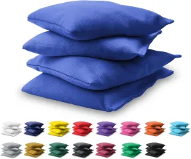 GoSports Cornhole Bean Bags Set of 4 - Regulation All Weather - Royal Blue