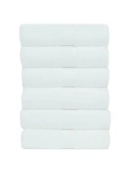 Honeycomb Hand Towels, Luxury Turkey Cotton, Soft & Quickly Dry, (White)