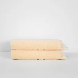 Micro Cotton LuxeDry Soothe Hand Towel (Beige) - Set Of Two