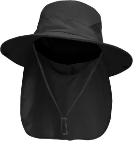 NPJY Sun Fishing Hats for Men Women UV Sun Protection Bucket Hat with Foldable Neck Flap