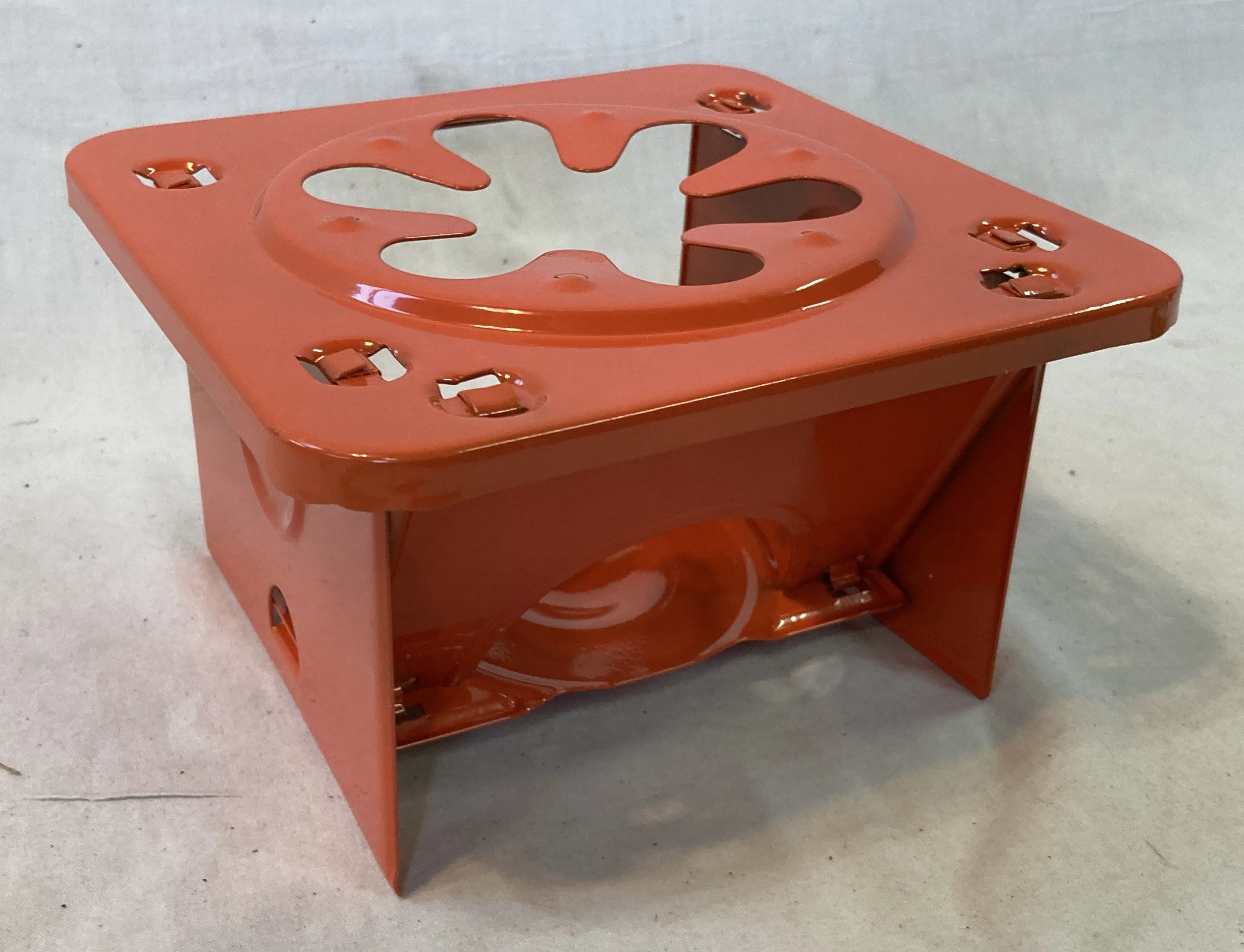 Orange Folding Stove