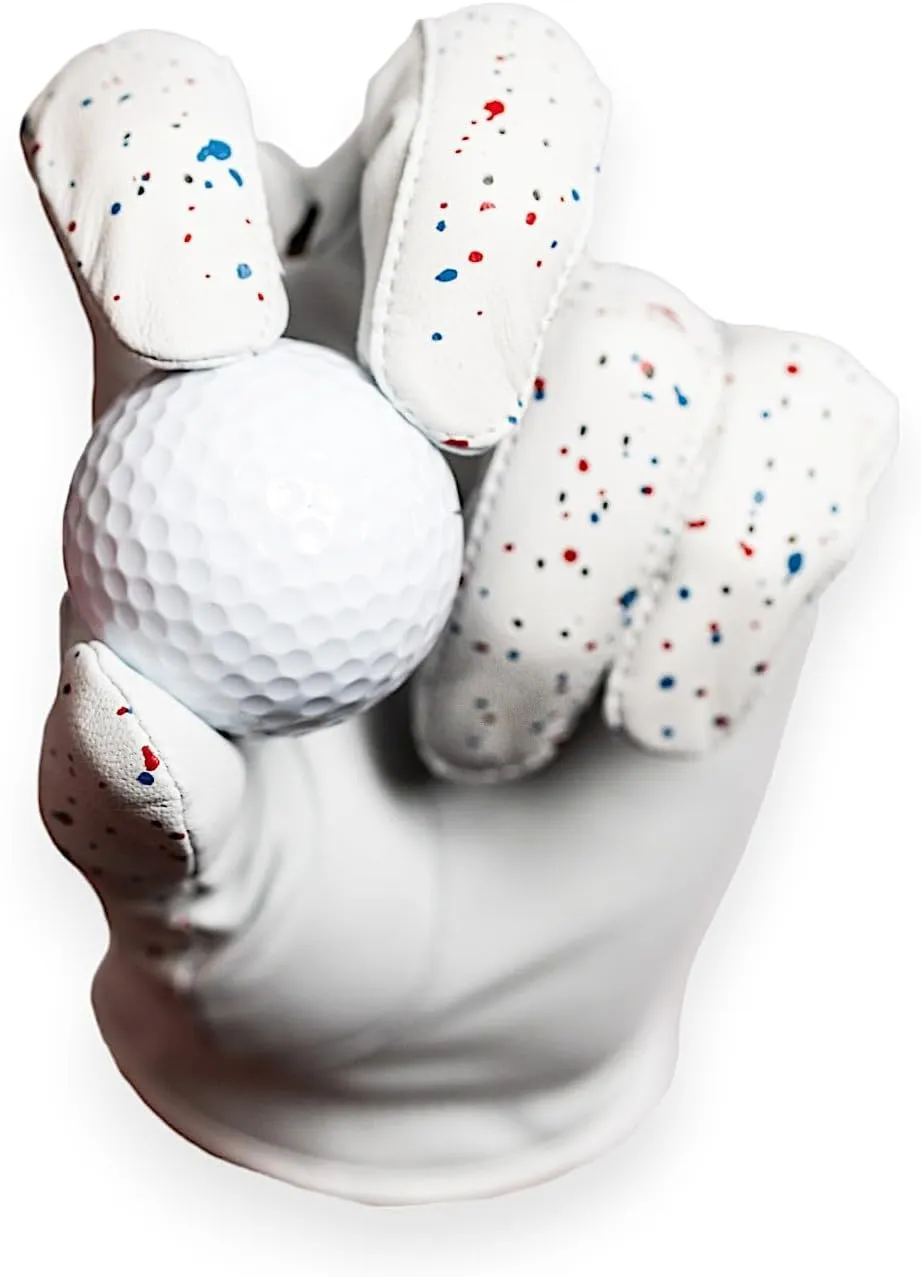 Premium Golf Glove | 100% AAA Cabretta Leather | Cool Golf Gloves | Serious Feel & Performance | Mens Golf Gloves Left Hand