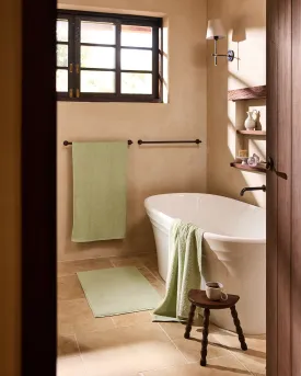 Sage 100% French Flax Linen Terry Bath Towel