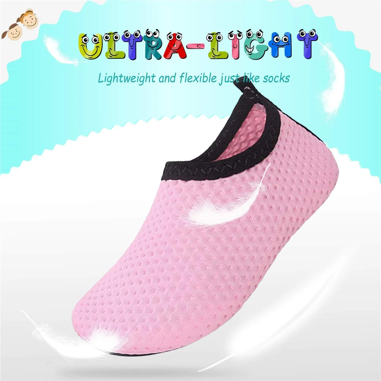 storeofbaby Baby Boys Girls Water Shoes Infant Barefoot Quick Dry Aqua Socks for Swim Beach Pool