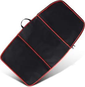 Surfboard Bag, Surfboard Cover Bodyboard Carry Bags, 48 * 26 inch Paddleboard Bag with Handle Carrying Strap, Double Zipper and Storage Pocket for Outdoor Travel (Red Strip