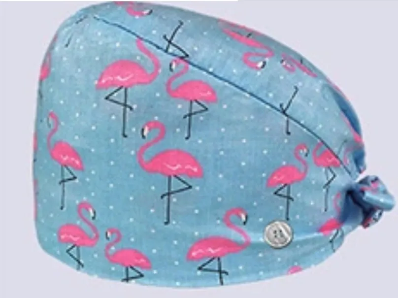 Surgical Scrub Caps with Buttons