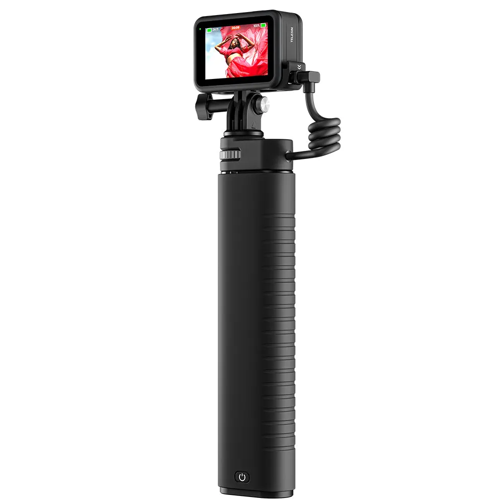 TELESIN Plastic Rechargeable Side Cover Rainproof Snowproof for GoPro 12/11/10/9