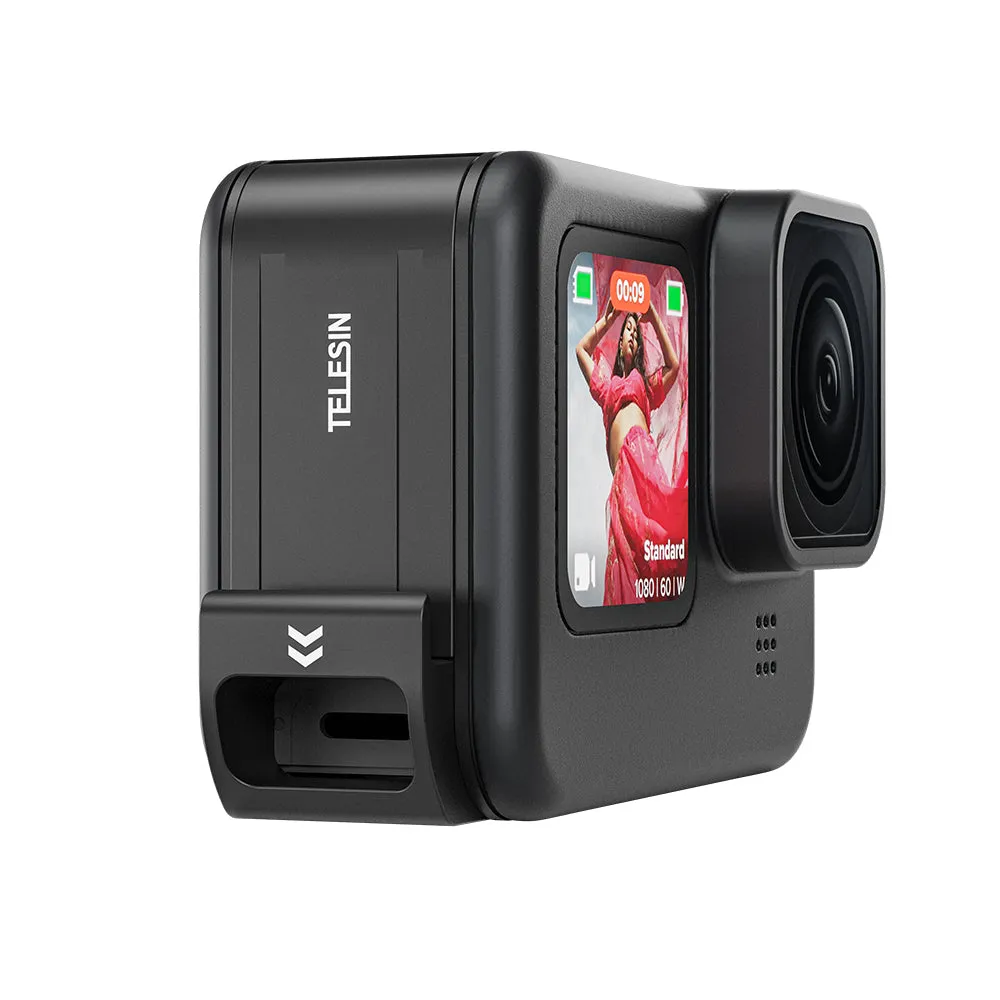 TELESIN Plastic Rechargeable Side Cover Rainproof Snowproof for GoPro 12/11/10/9